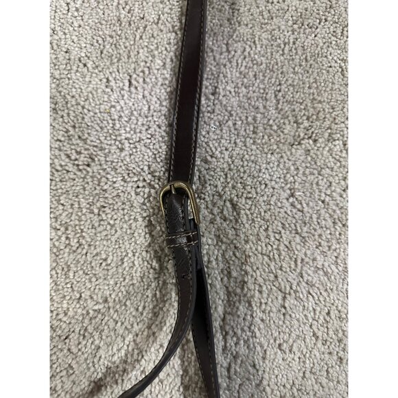 Relic Brown Faux Leather Crossbody Bag  Adjustable Strap & Multiple Compartments - Picture 12 of 13